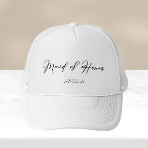 Persoonlijke Eredame Chic Minimalistische Trouw Trucker Pet