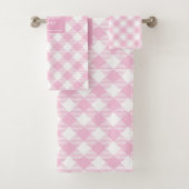 Persoonlijke esthetische handdoeken licht roze tar (Insitu)