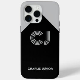 Persoonlijke esthetische monochrome geometrische n iPhone 15 pro max hoesje