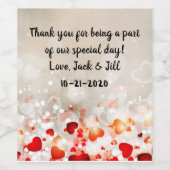 Persoonlijke etiketten voor wijnflessen (Enkel label)