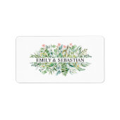 Persoonlijke Eucalyptus Leafs Etiket (Voorkant)