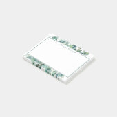 Persoonlijke eucalyptus rand met lijnen post-it® notes (Schuin)