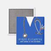 Persoonlijke evaluatiegeschenken van verpleegkundi magneet (Voorkant / Achterkant)