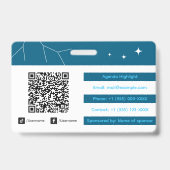 Persoonlijke Event Badge ID (Achterkant)