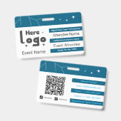 Persoonlijke Event Badge ID (Voor- en achterkant)