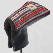 Persoonlijke Fair Isle Putterhoes Golfheadcover (3/4 voorkant)
