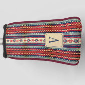 Persoonlijke Fair Isle Putterhoes Golfheadcover (Voorkant)