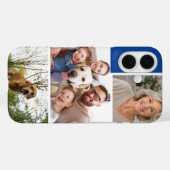 Persoonlijke familie-3-foto-collage kunstwerk als Case-Mate iPhone case (Achterkant (horizontaal))