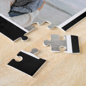 Persoonlijke familie 4 sjabloon fotocollage legpuzzel (Zijkant)