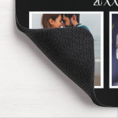 Persoonlijke familie 4 sjabloon fotocollage muismat (Hoek)