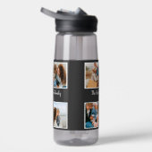 Persoonlijke familie 4 sjabloon fotocollage waterfles (Rechts)