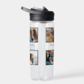 Persoonlijke familie 4 sjabloon fotocollage waterfles (Rechts)