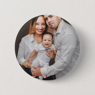 Persoonlijke Familie Foto Maatwerk Ronde Button 5,7 Cm
