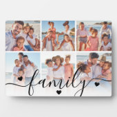 Persoonlijke familie fotocollage fotoplaat (voorkant)