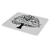 Persoonlijke familieboom snijplank (Hoek)