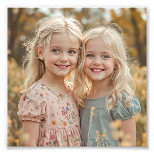 Persoonlijke Familiedruk op Satijn Premium Foto Afdruk