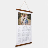 Persoonlijke familiefoto 2013 Calender Hangend Wandkleed (Gebogen)