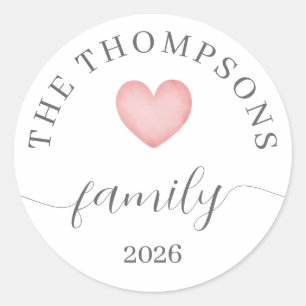 Persoonlijke familiefoto Aandenken Unieke cadeause Ronde Sticker