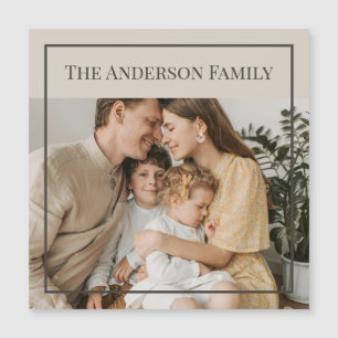Persoonlijke familiefoto Aangepaste familienaam