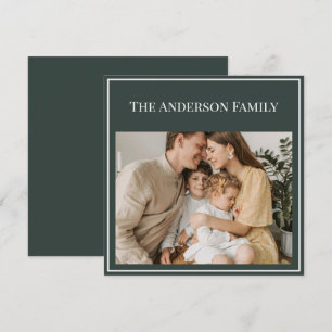 Persoonlijke familiefoto Aangepaste familienaam