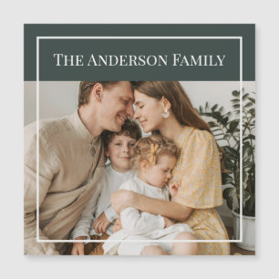 Persoonlijke familiefoto Aangepaste familienaam