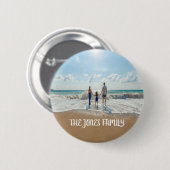 Persoonlijke familiefoto-Button Ronde Button 5,7 Cm (Voorkant /achterkant)