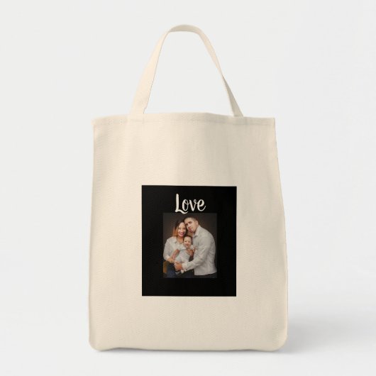 Persoonlijke familiefoto-Canvas tas (Voorkant)