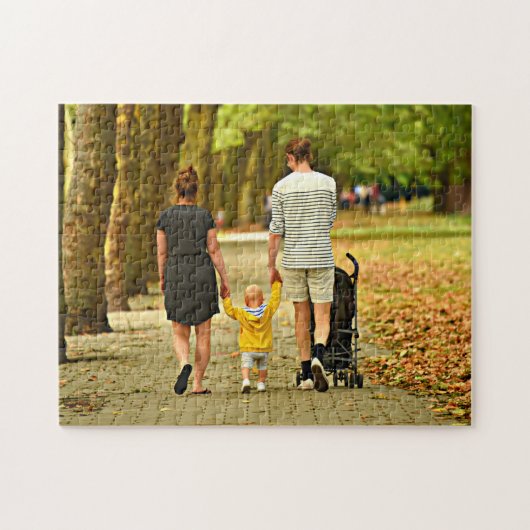 Persoonlijke familiefoto legpuzzel (Horizontaal)