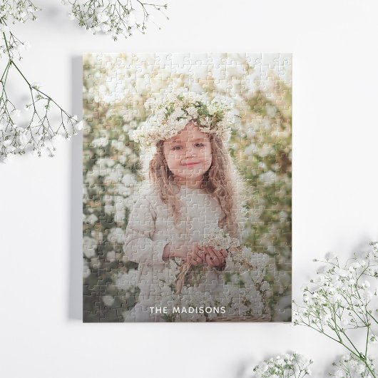 Persoonlijke familiefoto legpuzzel