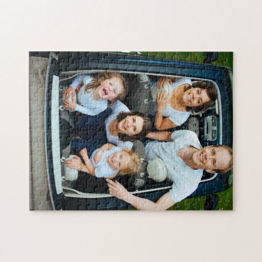 Persoonlijke familiefoto legpuzzel (Horizontaal)