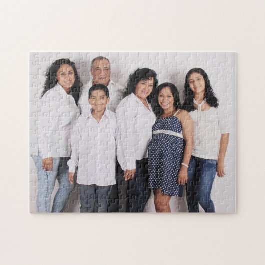 Persoonlijke familiefoto legpuzzel (Horizontaal)