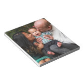 Persoonlijke familiefoto notitieblok (Schuin)