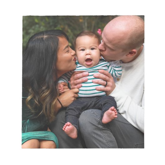 Persoonlijke familiefoto notitieblok (Voorkant)