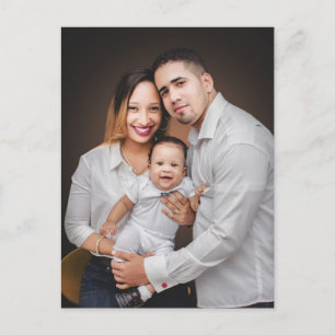Persoonlijke familiefoto op maat briefkaart