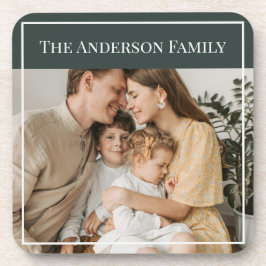 Persoonlijke familiefoto | Op maat gemaakte famili Bier Onderzetter