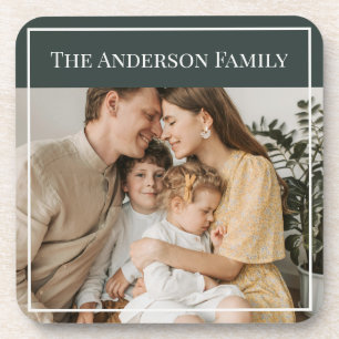 Persoonlijke familiefoto Op maat gemaakte famili Bier Onderzetter