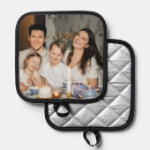 Persoonlijke familiefoto pannenlap (Voorkant / Achterkant)