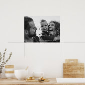 Persoonlijke familiefoto poster (Keuken)