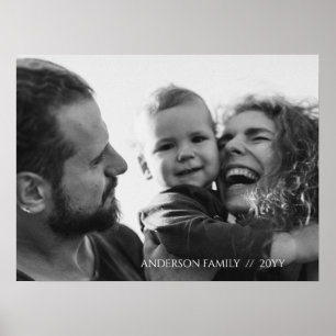 Persoonlijke familiefoto poster