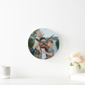 Persoonlijke familiefoto ronde klok (Huis)