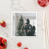 Persoonlijke familiefoto servet (Insitu)