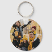 Persoonlijke familiefoto-Sleutelhanger Sleutelhanger (Voorkant)