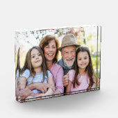 Persoonlijke familiefoto van grootouder fotoblokken (Links)
