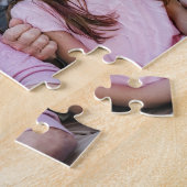 Persoonlijke familiefoto van grootouder legpuzzel (Zijkant)