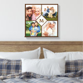Persoonlijke familiefoto's canvas afdruk (Insitu (Slaapkamer))