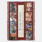 Persoonlijke familiefoto's deken (Voorkant Verticaal)