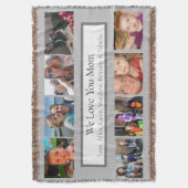 Persoonlijke familiefoto's deken (Voorkant Verticaal)