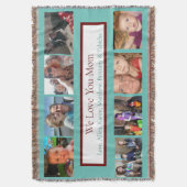 Persoonlijke familiefoto's deken (Voorkant Verticaal)