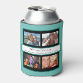 Persoonlijke familiefoto's | Giften voor pap Can Blikjeskoeler (Blikje Voorkant)