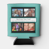 Persoonlijke familiefoto's | Giften voor pap Can Blikjeskoeler (Voorkant)